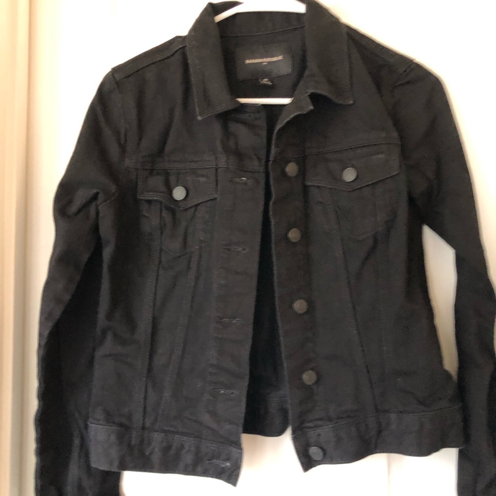 Banana Republic Black Jean Jacket